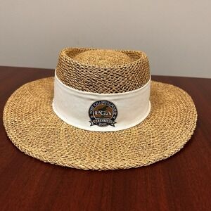 Imperial Headwear Hazeltine 2009 PGA Championships Straw Hat Golf PGA Summer